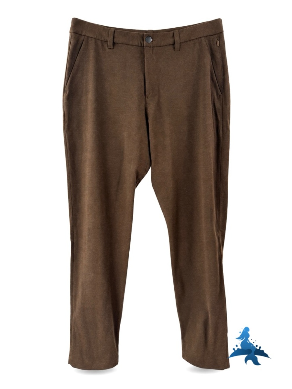 1316 Lululemon ABC Slim-Fit Trouser Flannel– 34 – Brown